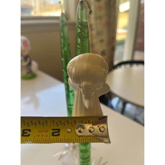 Vintage Ceramic Angel Candle Huggers pair Candles not included - Picture 5 of 7